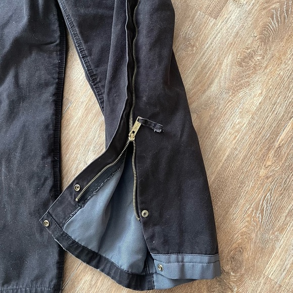 Walls Work Wear Insulated Black Men Size Large Short Used - Picture 6 of 12